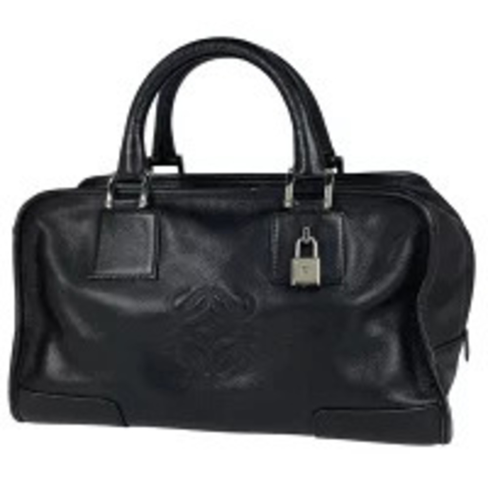 Loewe Amazona Anagram Tote Bag Leather Black